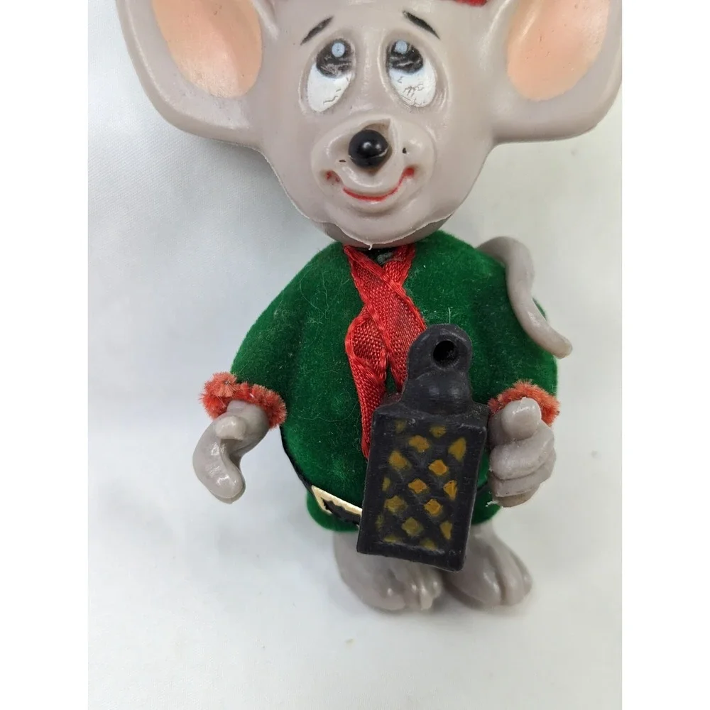 Merry Mice Mouse Christmas Ornament‎ 5 Inch Elf Hong Kong